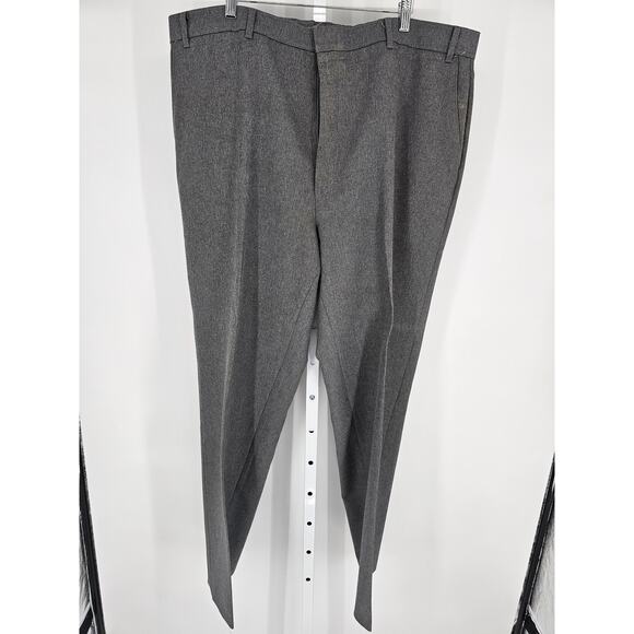 Vintage Levis Action Slacks Mens Sz 42x36 Straight Leg Gray Dress Pants - Picture 1 of 5